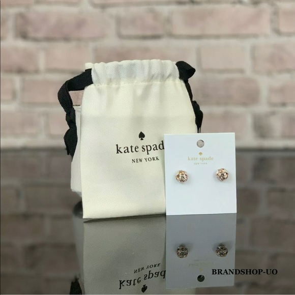 ♠️Kate Spade® Lady Marmalade Crystal Stud Earrings - Picture 10 of 10